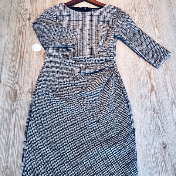 Lauren Ralph Lauren Dress Houndstooth - Picture 2 of 6